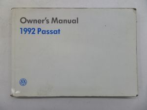 1992 Owners Manual